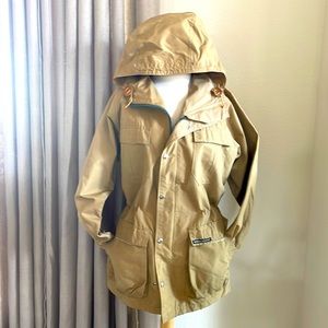 Women's Tan Hooded Jacket
